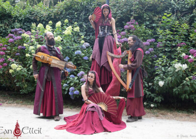 Beltaine déambulation musique et danse pagan féerique médieval