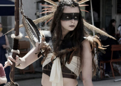 Cernunnos déambulation musique et danse tribal pagan