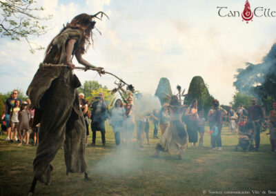 Cernunnos déambulation musique et danse tribal pagan